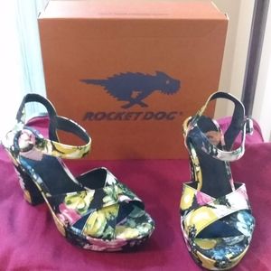 Rocket Dog strappy platform heels